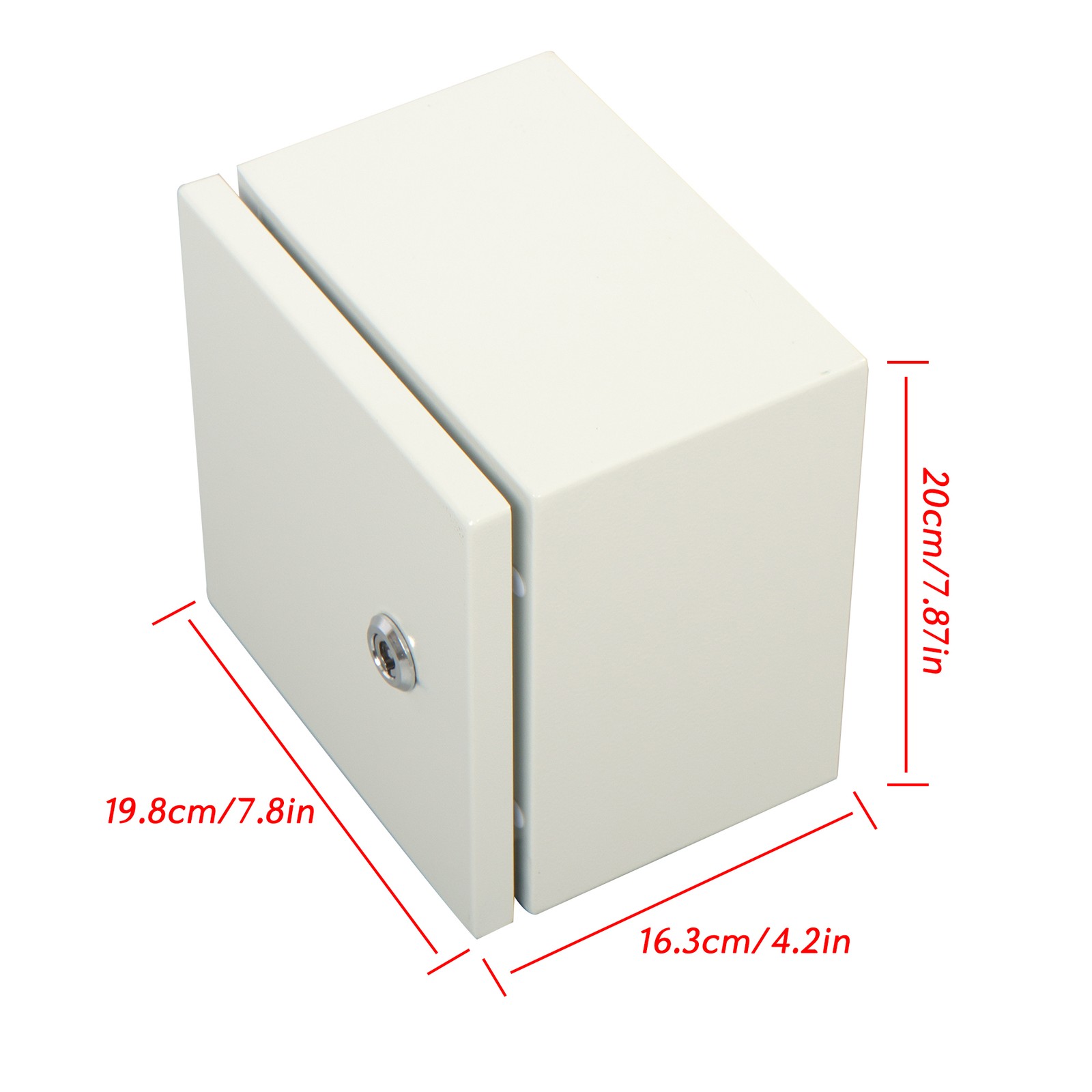 Waterproof Steel Electrical Box 8x8x6″ NEMA 4X Rated, IP65 Outdoor Junction Box
