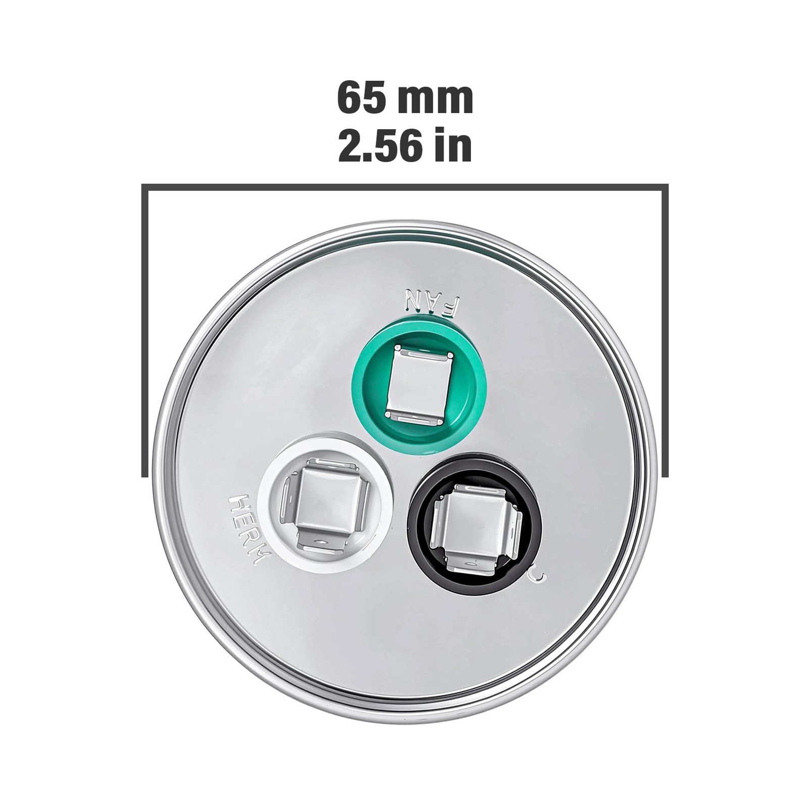 45/5uF 45/5MFD AC Capacitor CBB65B 45 5 uF MFD 45+5uF 370V/440V Round Dual Ru…