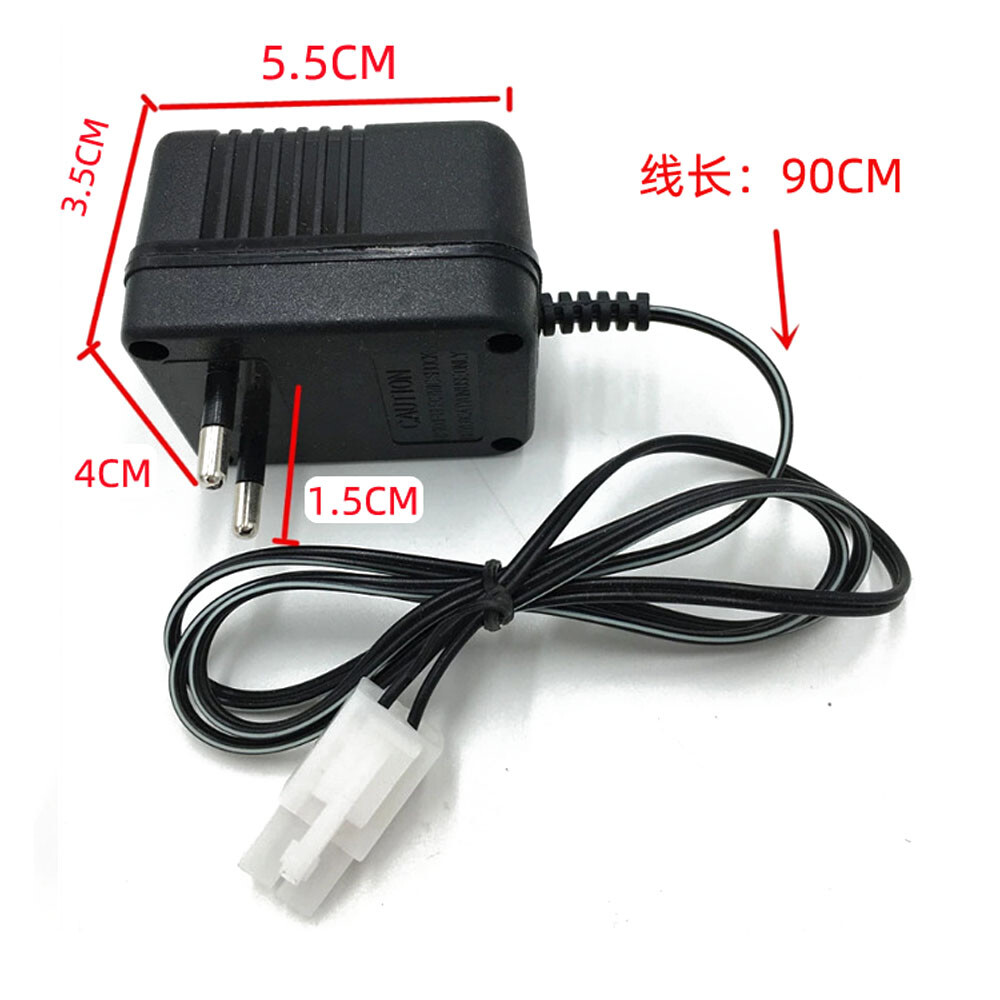 7.2V 9.6V 2Pin Power Charger for NiCd NiMH Battery 220-240V EU Plug for RC Toy