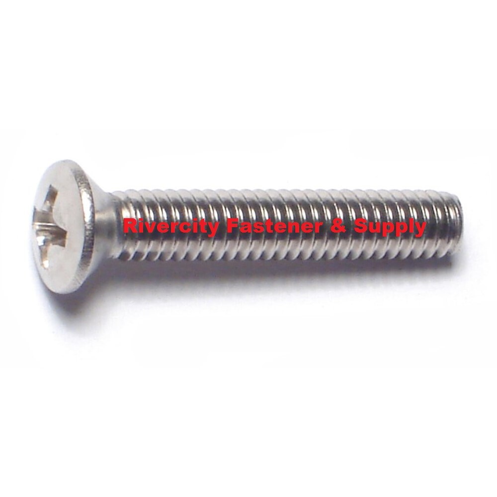10-32 x 2 Phillips Oval Head Machine Screws Stainless 10x32x2 Bolts 10/32 x 2″