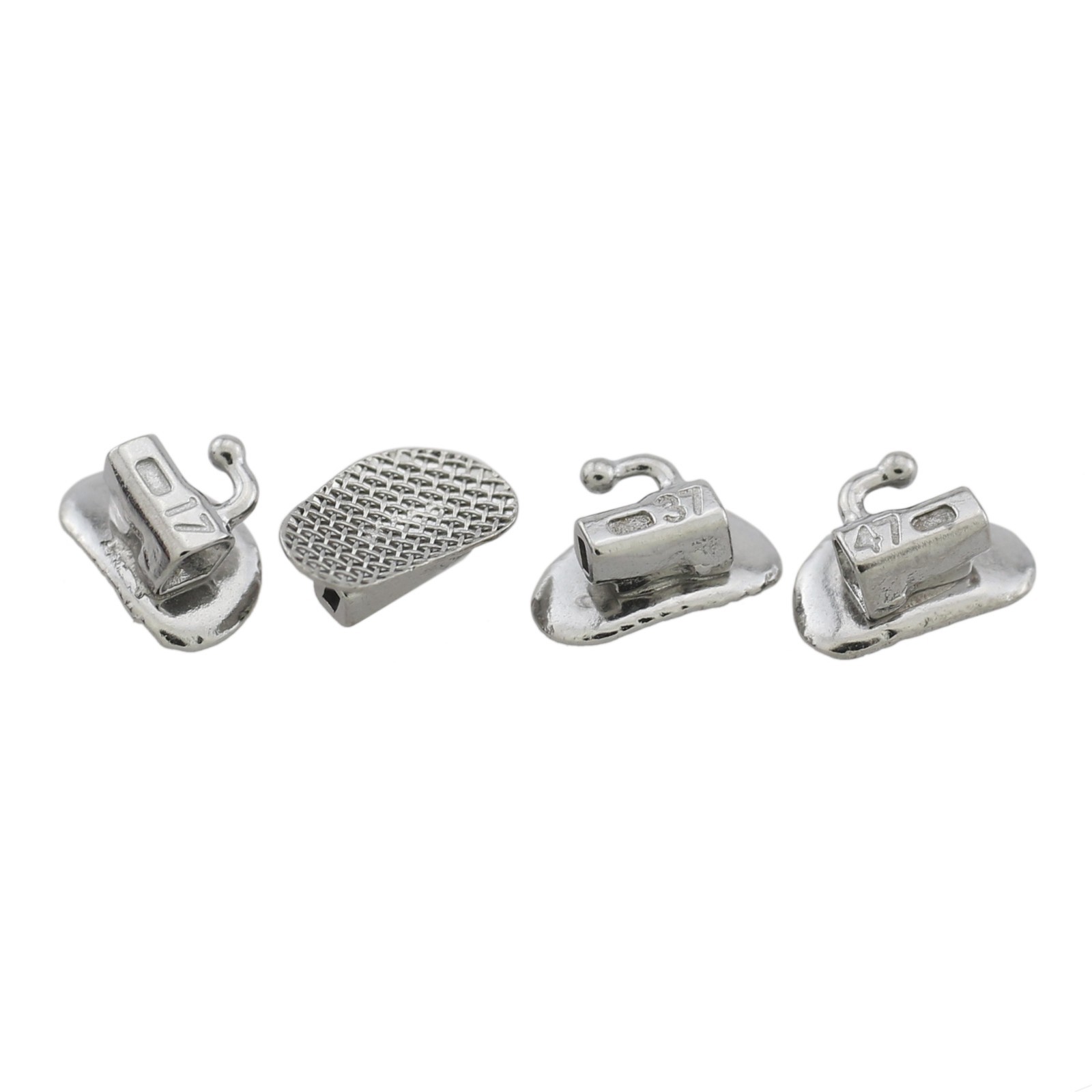 Dental Orthodontic Buccal Tubes 1st 2nd Molar Non-Convertible Bond Roth 018 022