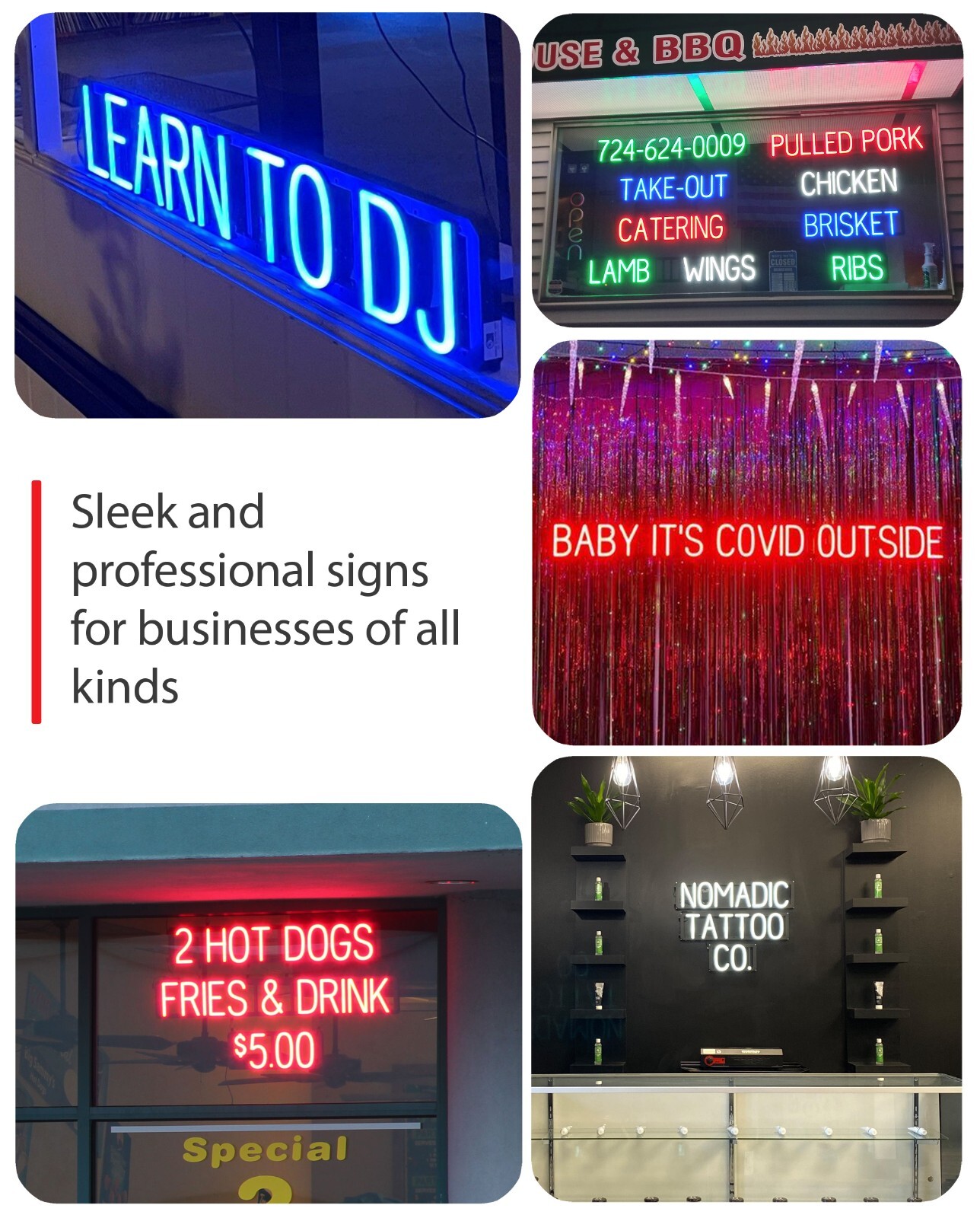 SpellBrite Custom LED Signs for Business – Bright, Long-Lasting, Durable