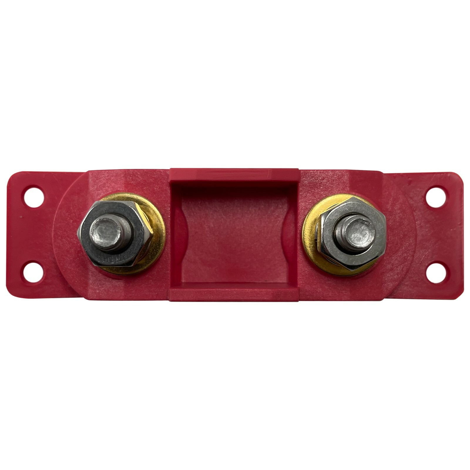 Red 5/16″ Fuse Holder Block AMG / MEGA Fuse & Insulator Boots 250 Amps @ 12V USA