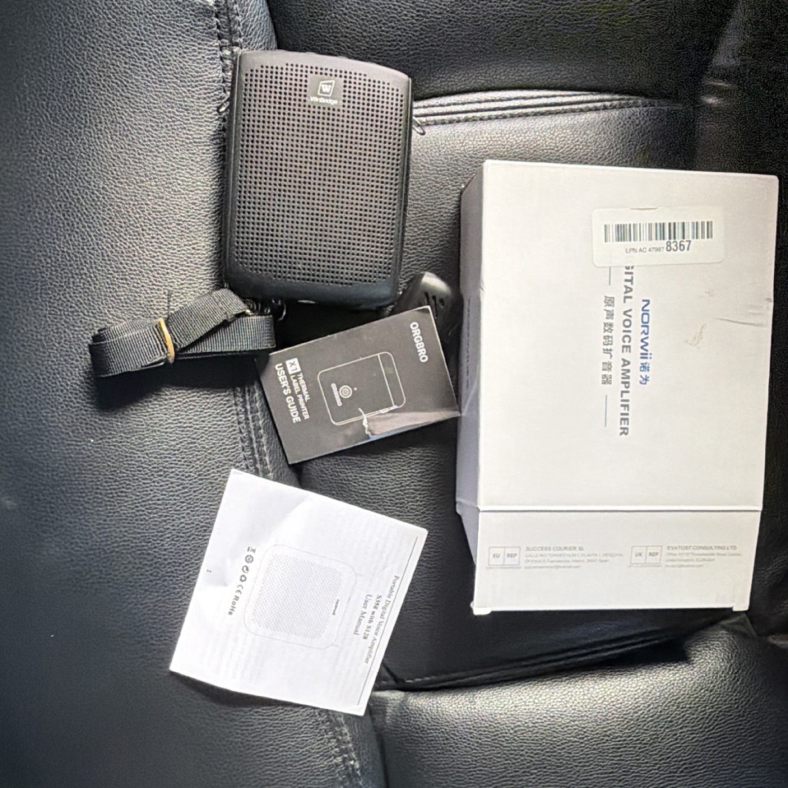 NORWII S358 Portable Digital Voice Amplifier Speaker w/ Microphone, USB Cable