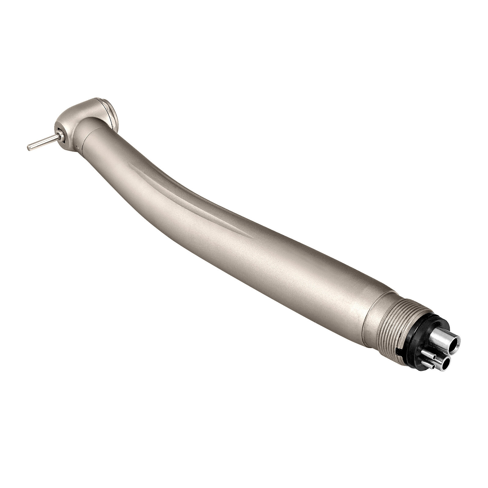 Dental High Speeds Handpiece Ceramic Rotor Push Button 4 Holes Single Way Spray
