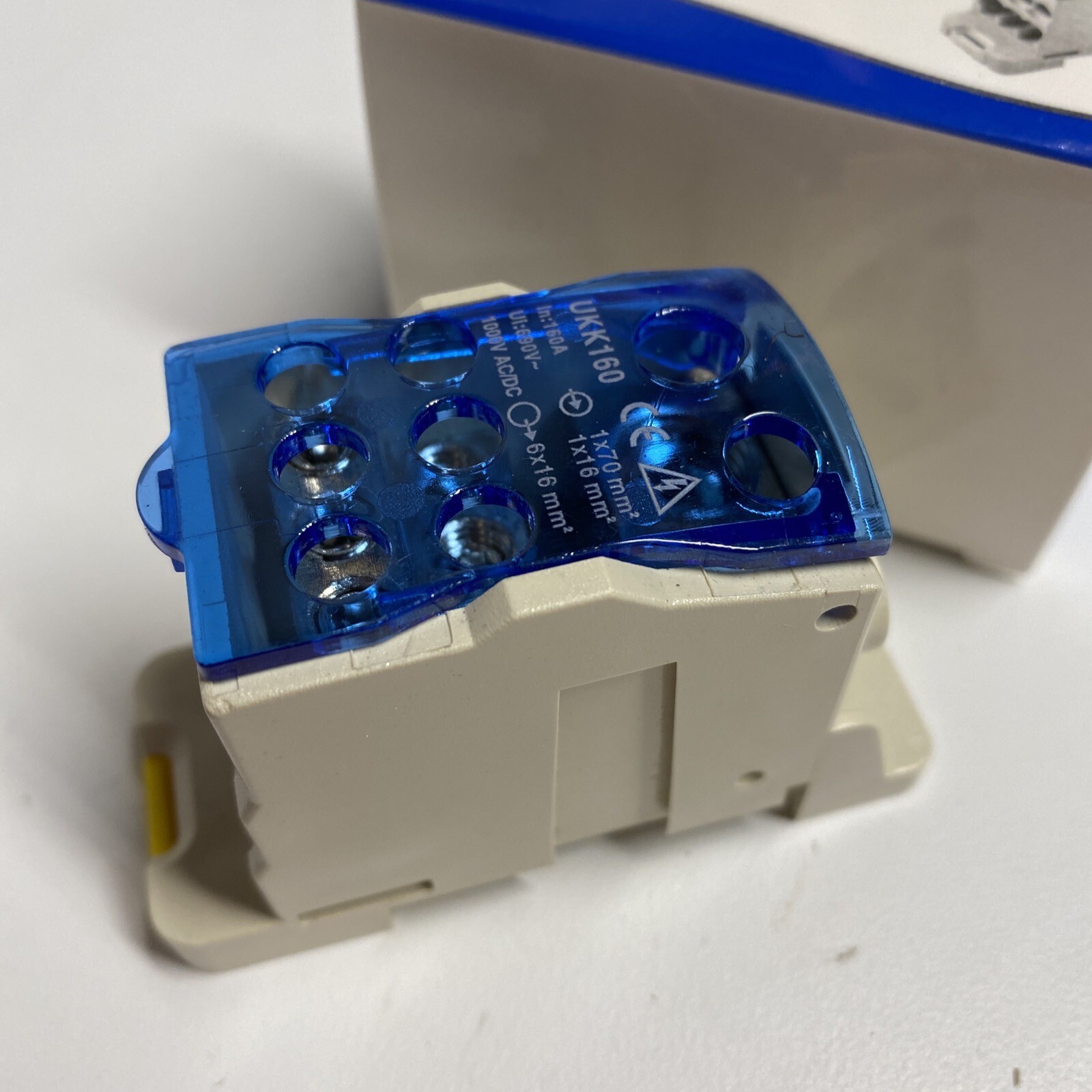 Distribution Terminal Block 160A POWER DISTRIBUTION DIN Rail 6-250 AWG PACK OF 5