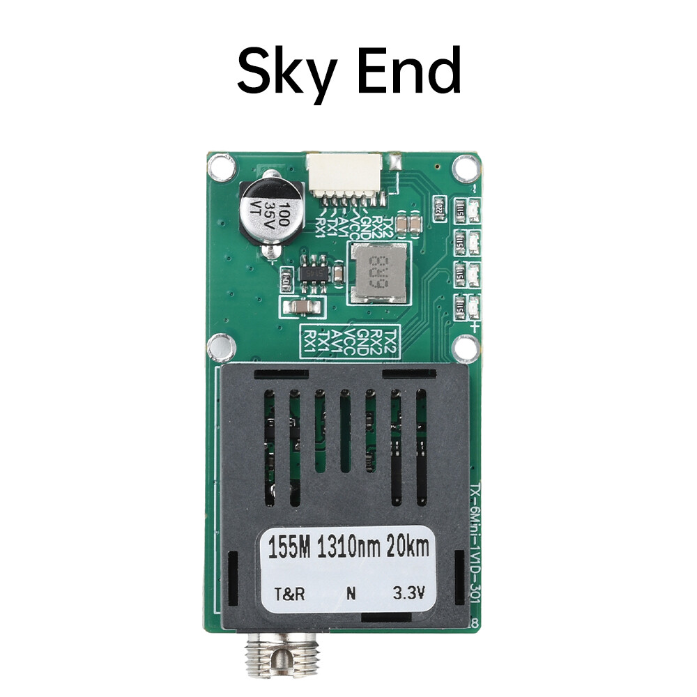TTL Optical Transceiver Module TTL to Fiber Module FC RX/TX/AV/VCC/GND for Drone