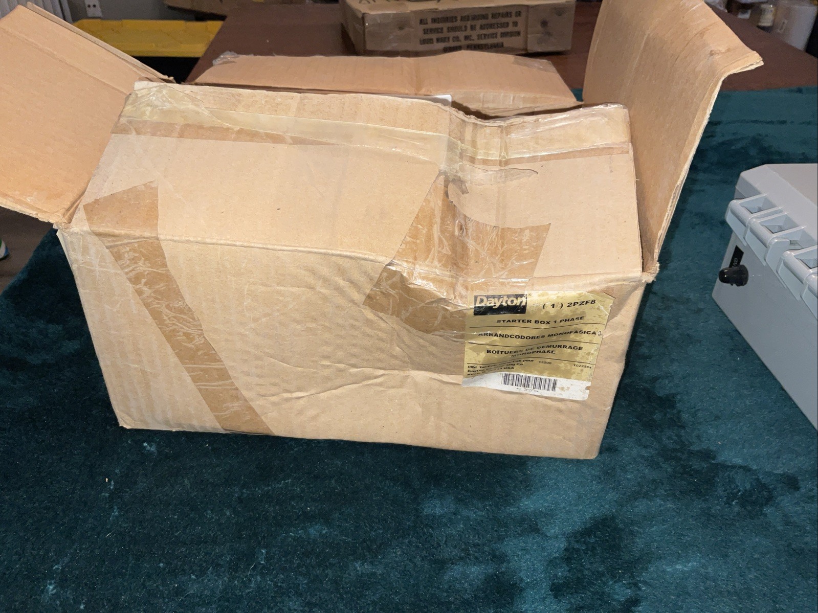 Dayton 2Pzf8 Motor/Pump Control Box, 1 Ph, 240V, 32 Amps
