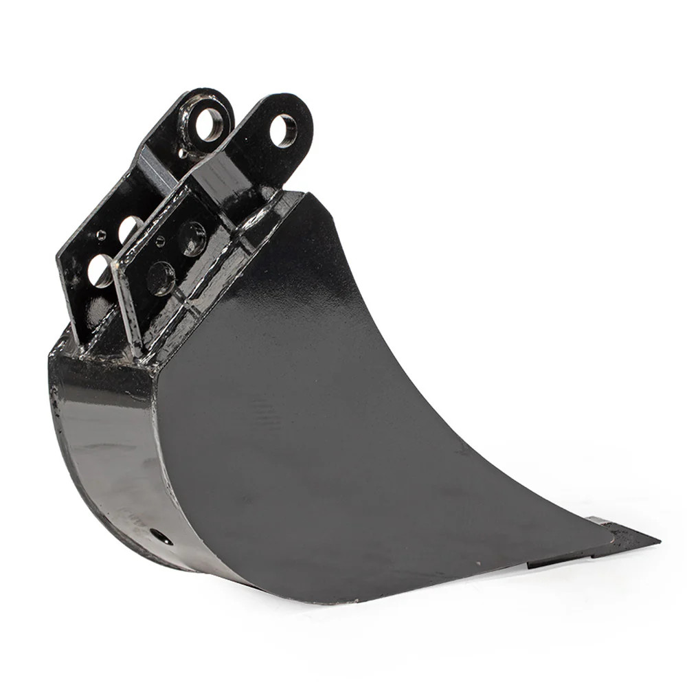 Titan Attachments 12″ Front Hoe & Backhoe Bucket, Carbon Steel Teeth