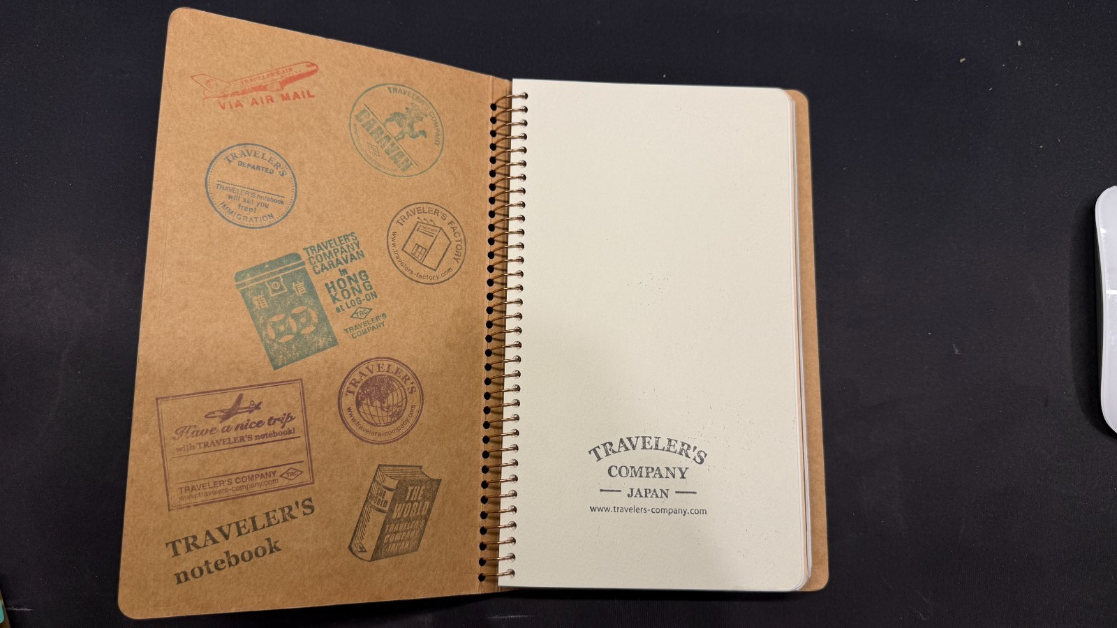 Traveler’s Company Traveler’s Notebook Hong Kong Caravan Spiral Notebook Copper