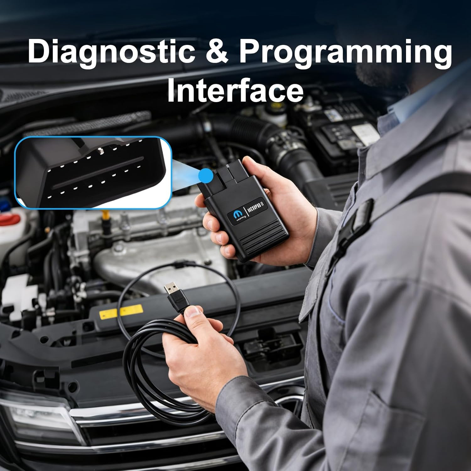 MicroPod 2 V17.04.27 Diagnostic Tool with DRBIII for Chrysler Dodge Jeep Fiat Ne