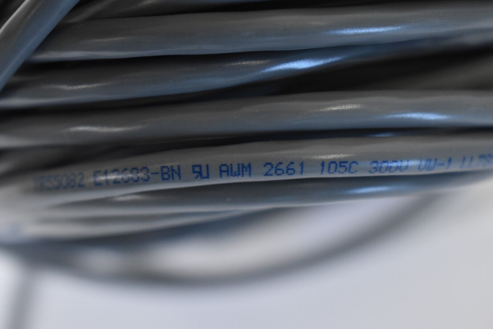 5 Pin Straight Female Connector Cable To Wire Ended Gray YR55082 E12683-BN