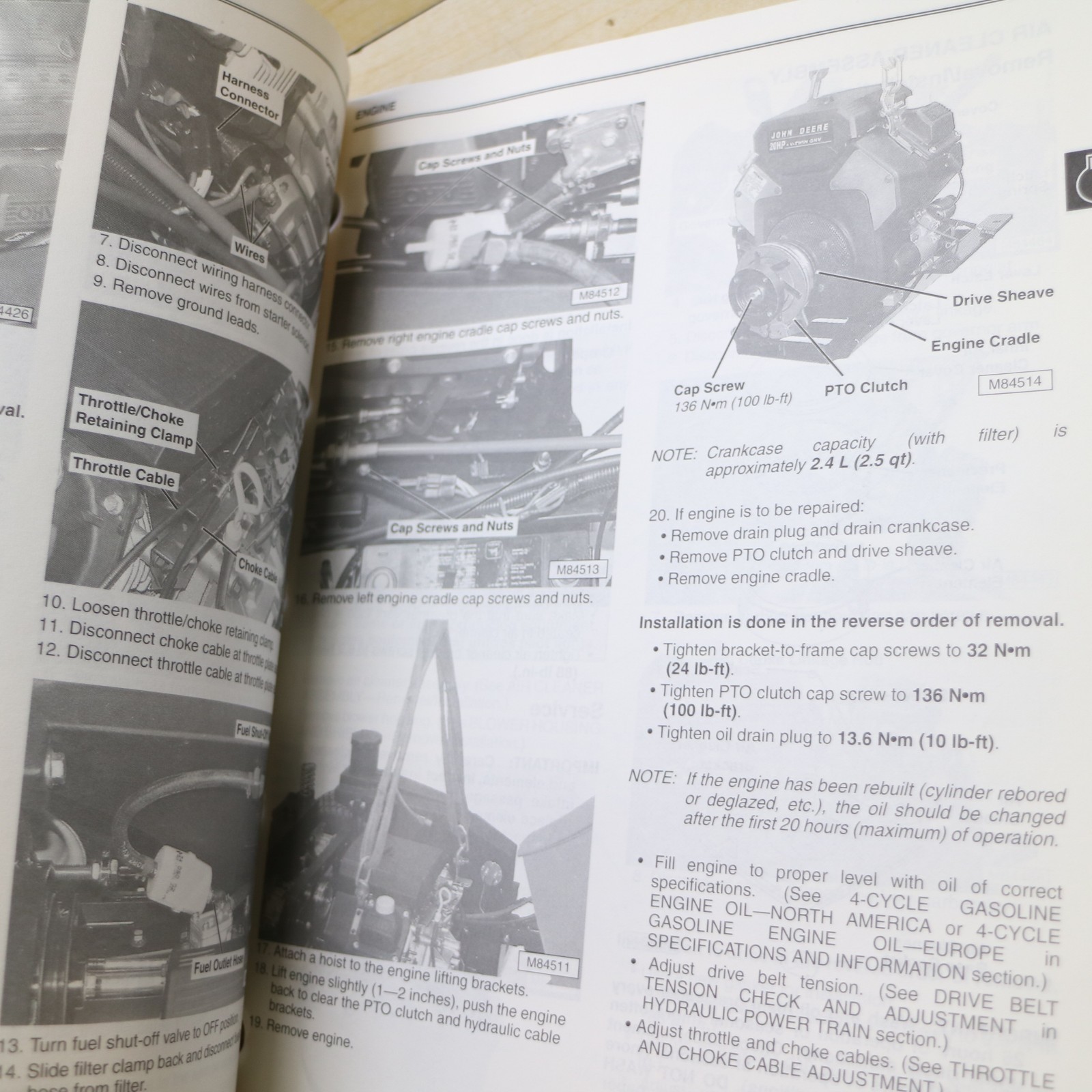 John Deere 200CS 230CS 300CS 550CS CHAINSAW Repair Shop Technical Service Manual