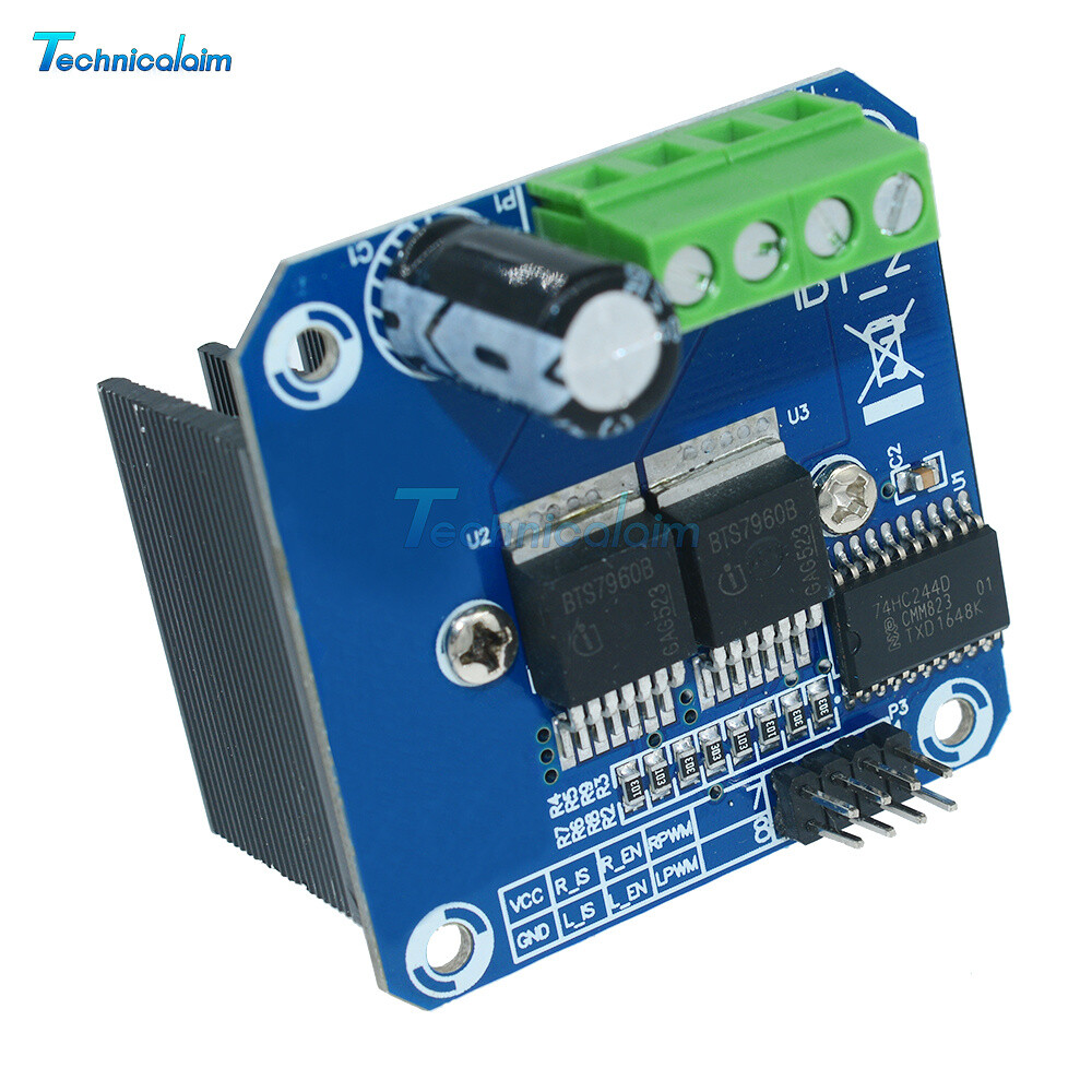 1/2/5/10PCS Double BTS7960B Stepper Motor Driver DC H-Bridge PWM 43A For Arduino