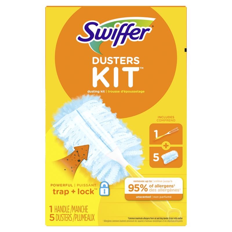 Swiffer 40509 Fiber Duster Kit 6 in. Handle