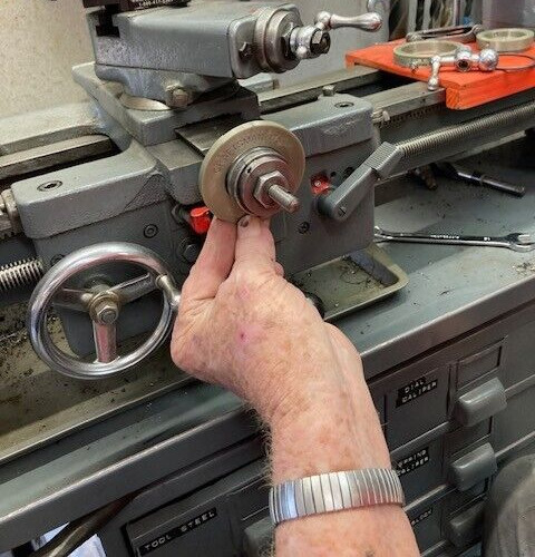 Craftsman Atlas 12″ lathe Cross Feed Large 2.5″ dial 0-100 (Fits over ~1.0 dial)