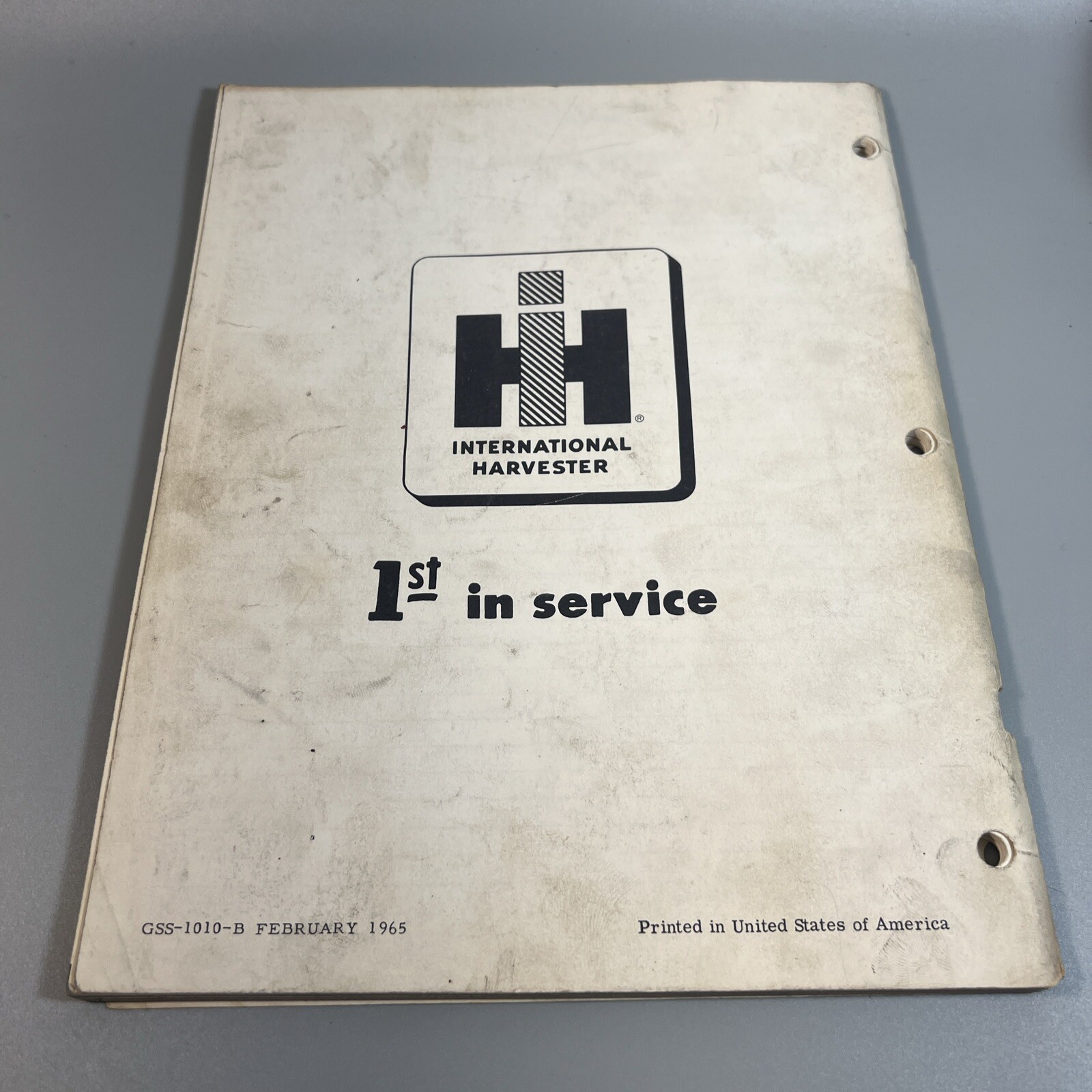 INTERNATIONAL FARMALL D-236 D-282 FUEL SYSTEM SERVICE SHOP REPAIR MANUAL GSS1010