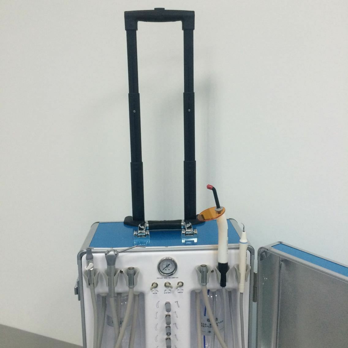 Greeloy GU-P206S Portable Dental Unit with Air Compressor Curing Light Scaler US