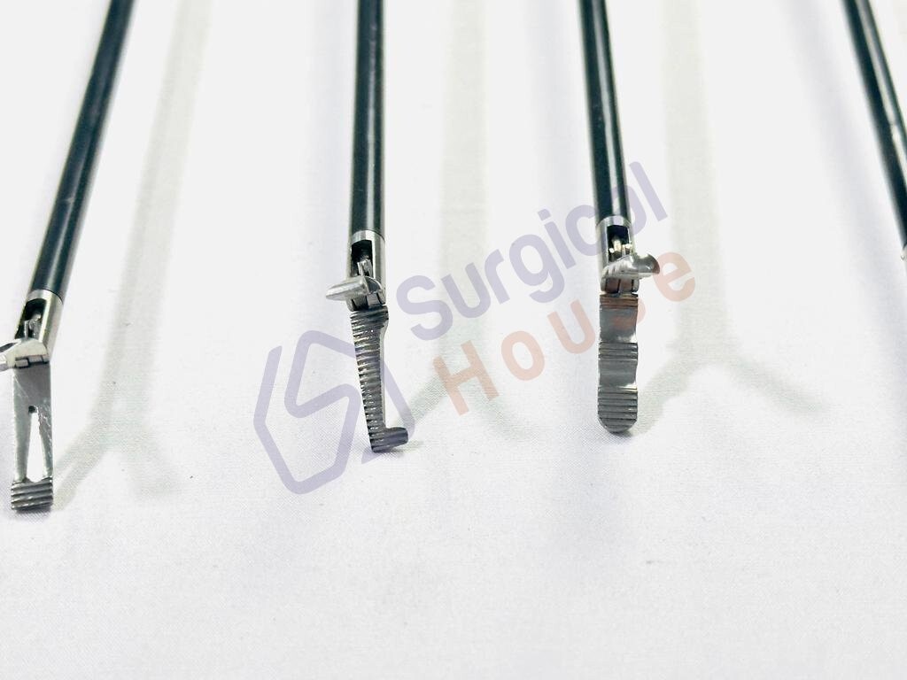 Laparoscopy GrasperSet Of 6 Laparoscopic Surgical Instruments 5mmx330mm New Set.