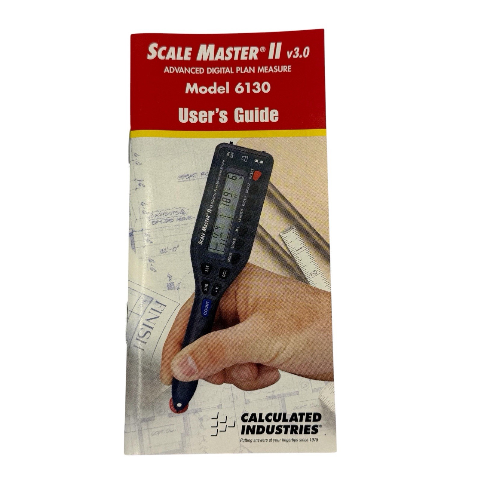 Scale Master II v3.0 Digital Plan Measure System #6130 Tested Working