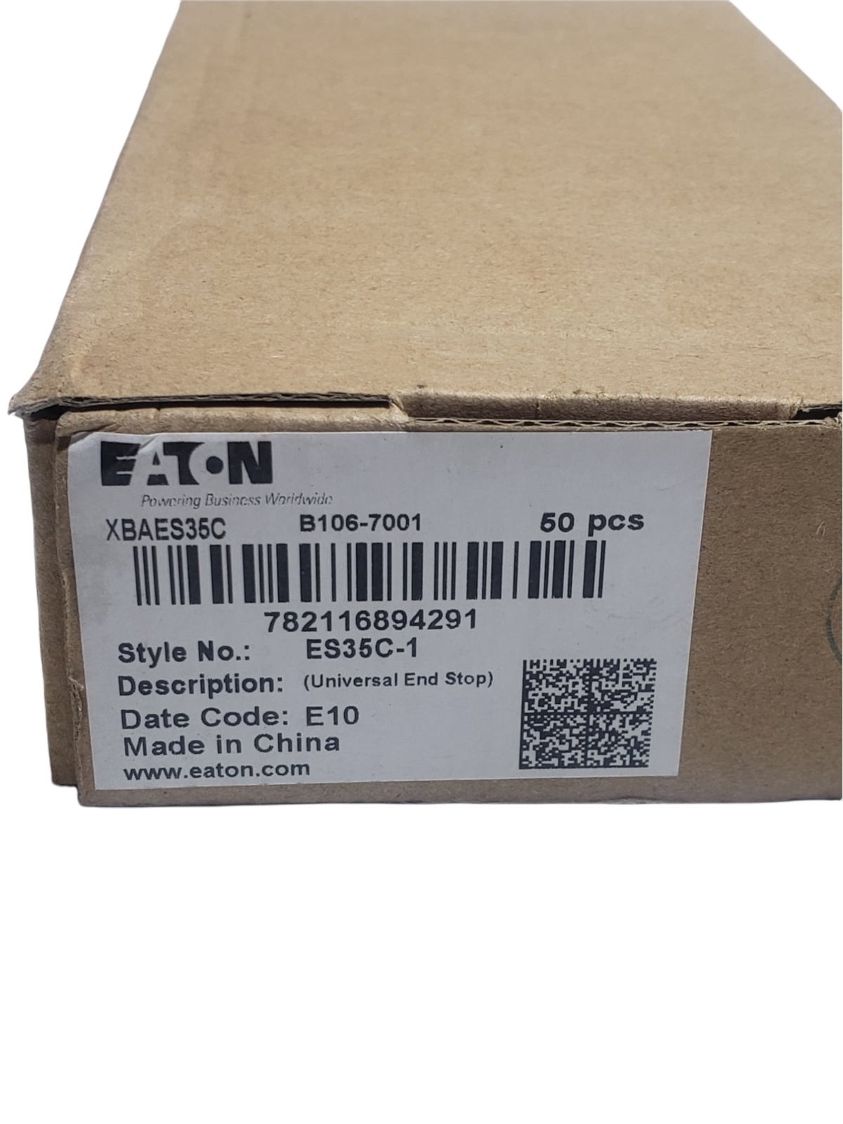 Eaton – Cutler Hammer Universal End Stops (50 PACK) XBAES35C