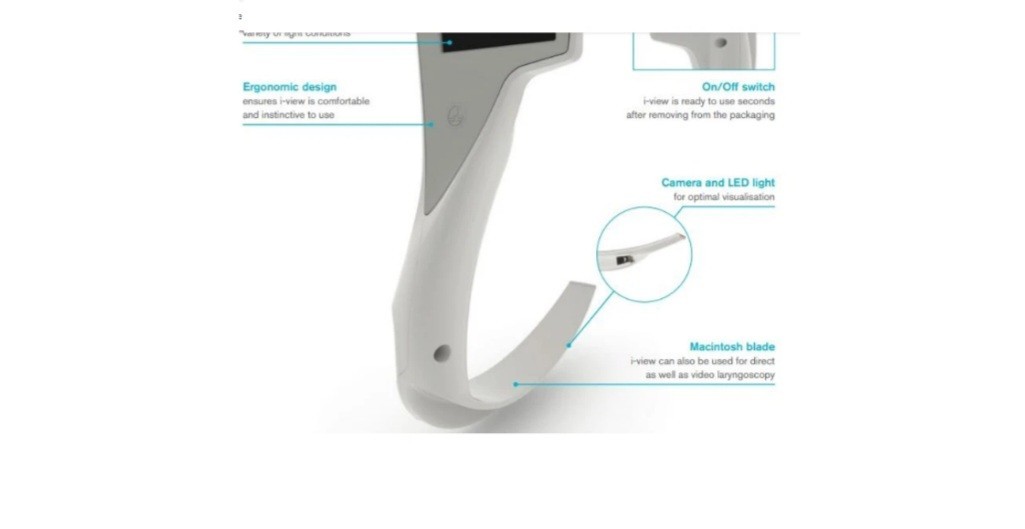 Video Laryngoscope I-View New Sealed