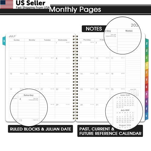 2026-2027 Planner – Calendar/Planner 8 inches X 10 inches, Black