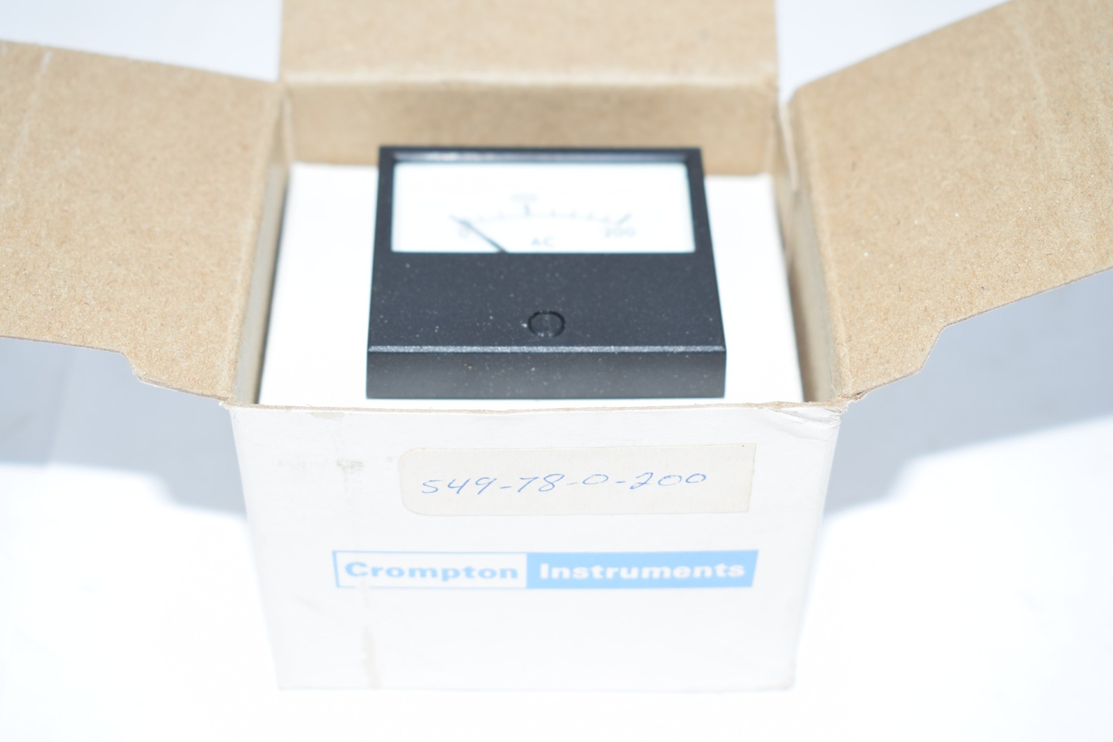 NEW Crompton 549-78 Panel Mount Ammeter 0-200 AC Amps