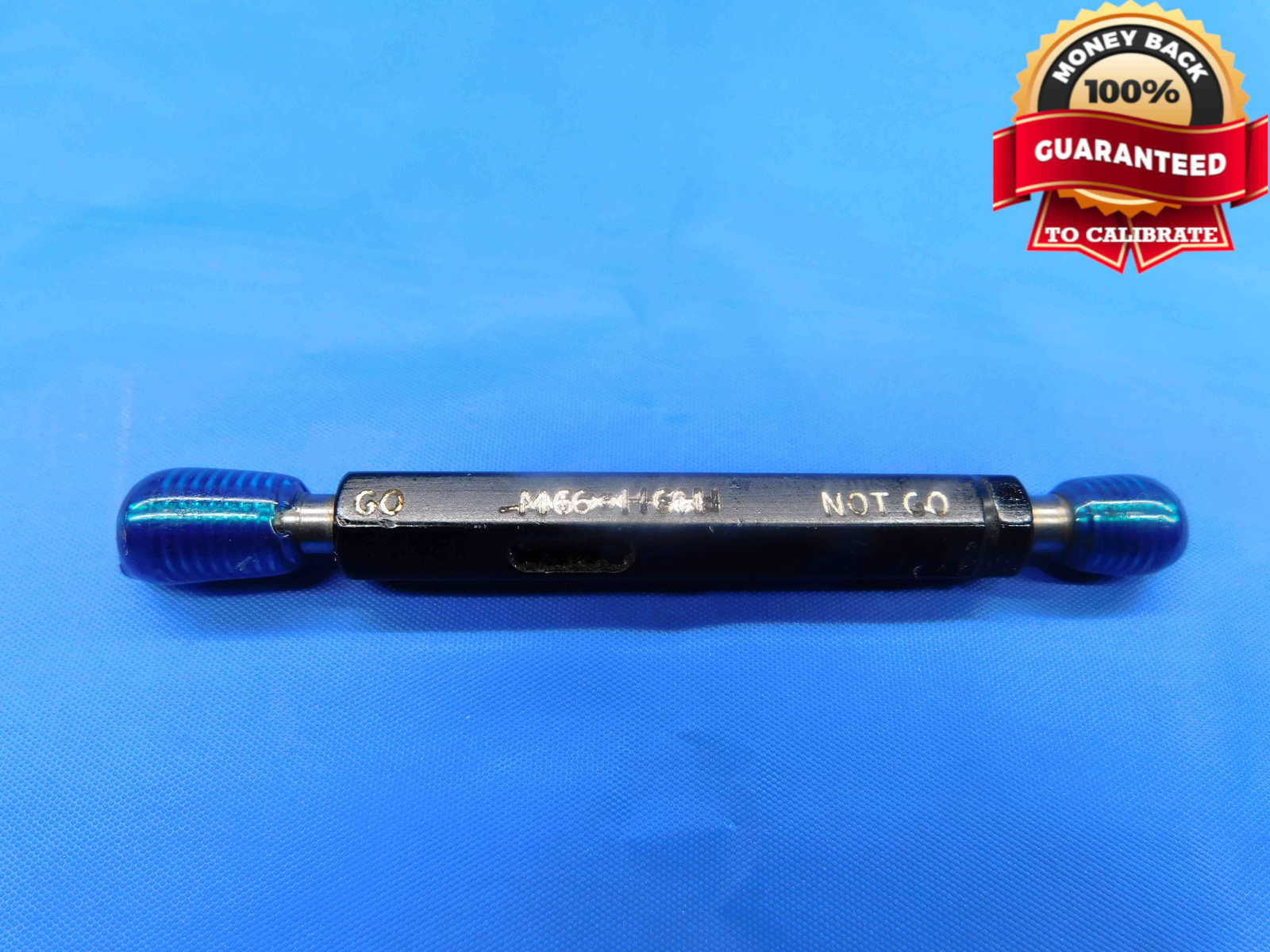 M6 X 1 6H METRIC THREAD PLUG GAGE 6 1.0 GO NO GO P.D.’S = 5.350 & 5.500 CHECK