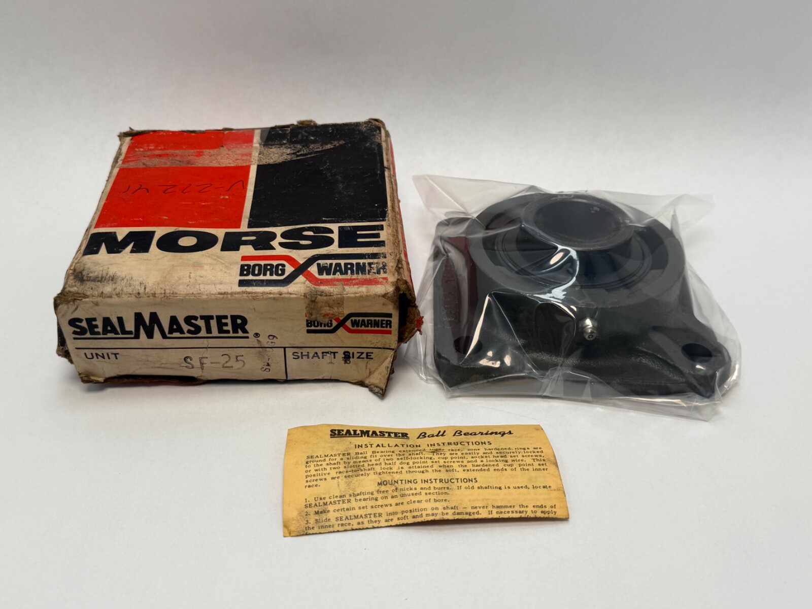 SealMaster SF25 Flange Mount Bearing Unit SF-25 1-9/16″ ID