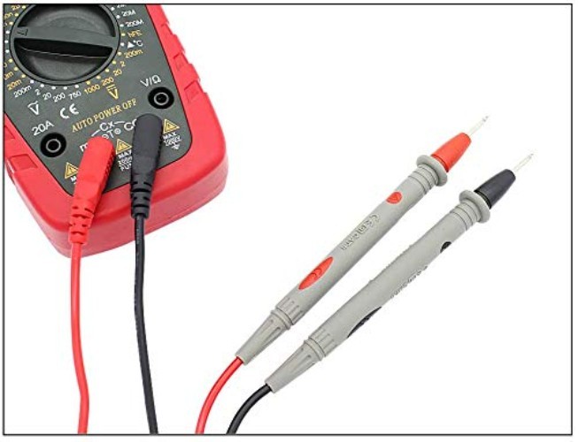 Multimeter Leads with Gold-Plated Tips – CAT III 1000V Performance