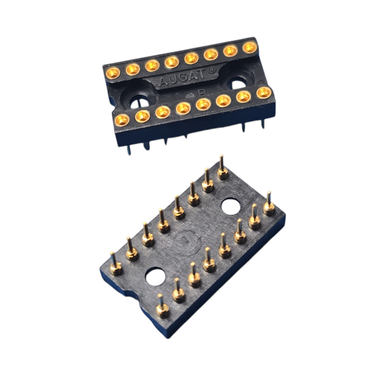 1 PCs 16 PIN 16PIN IC SOCKET ROUND HOLE Gold Pins DIP16 16DIP DIP-16 ORIGINAL