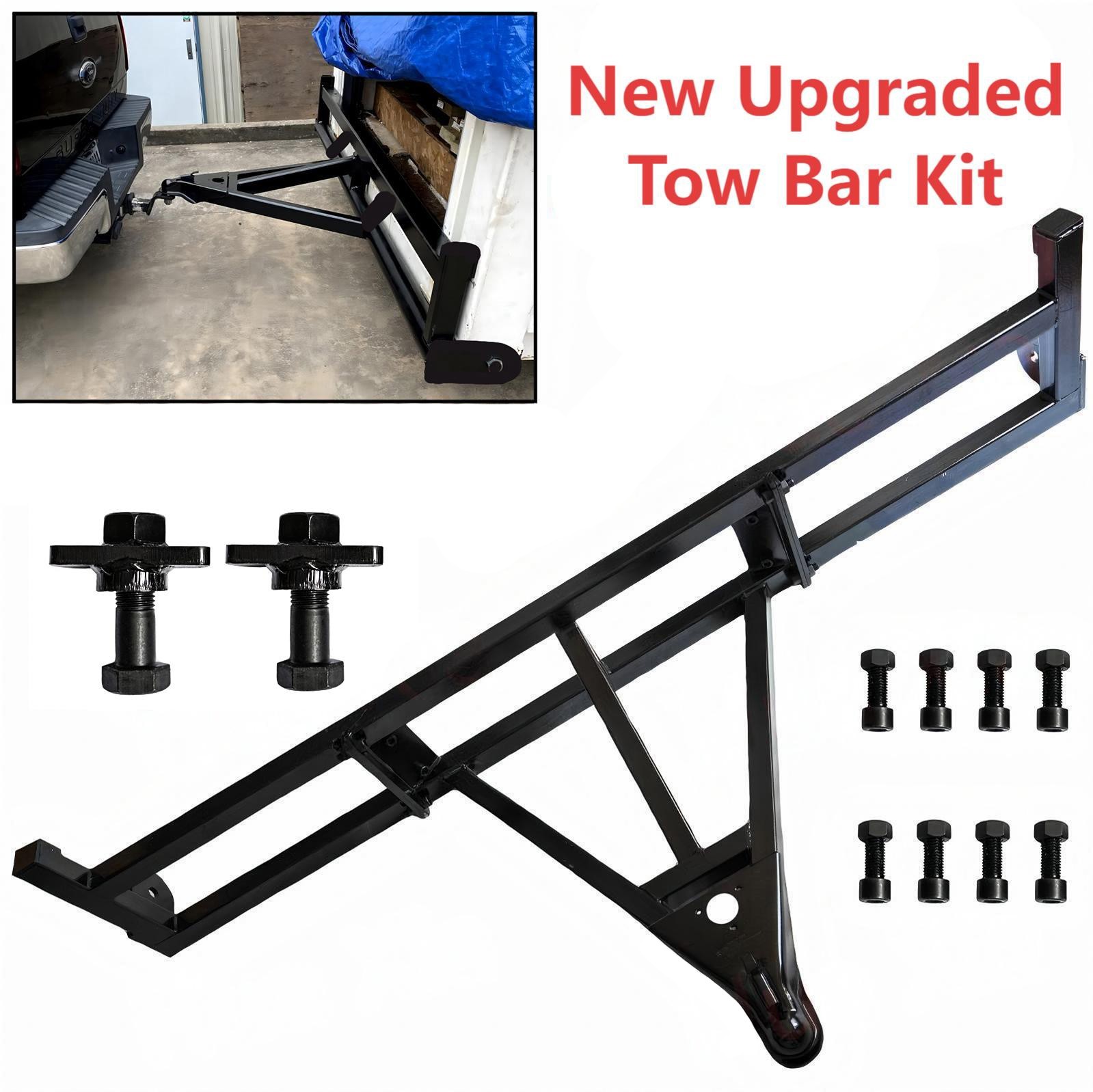 Newly upgrade Shipping Container Tow Bar Tow Hitch Kit Fits 20’/40′ Containers