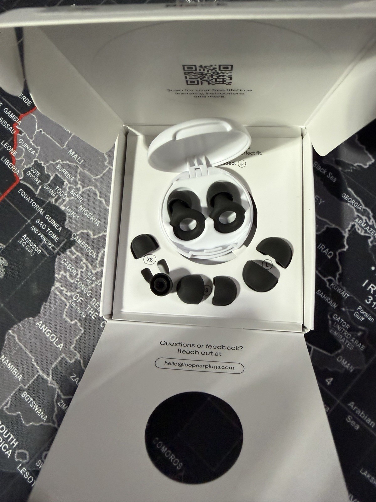 Loop Quiet 2 Noise Reduction Earplugs 14/21 Black New Open Box
