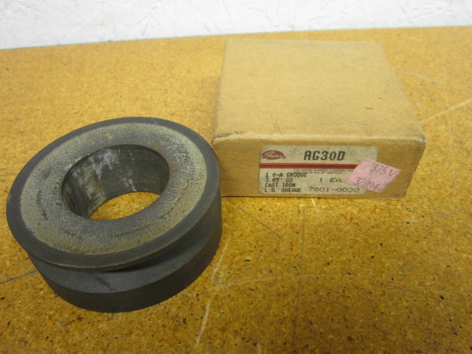 Gates AG30D Cast Iron L.D. Sheave 3.05″ OD 7801-0030 NEW