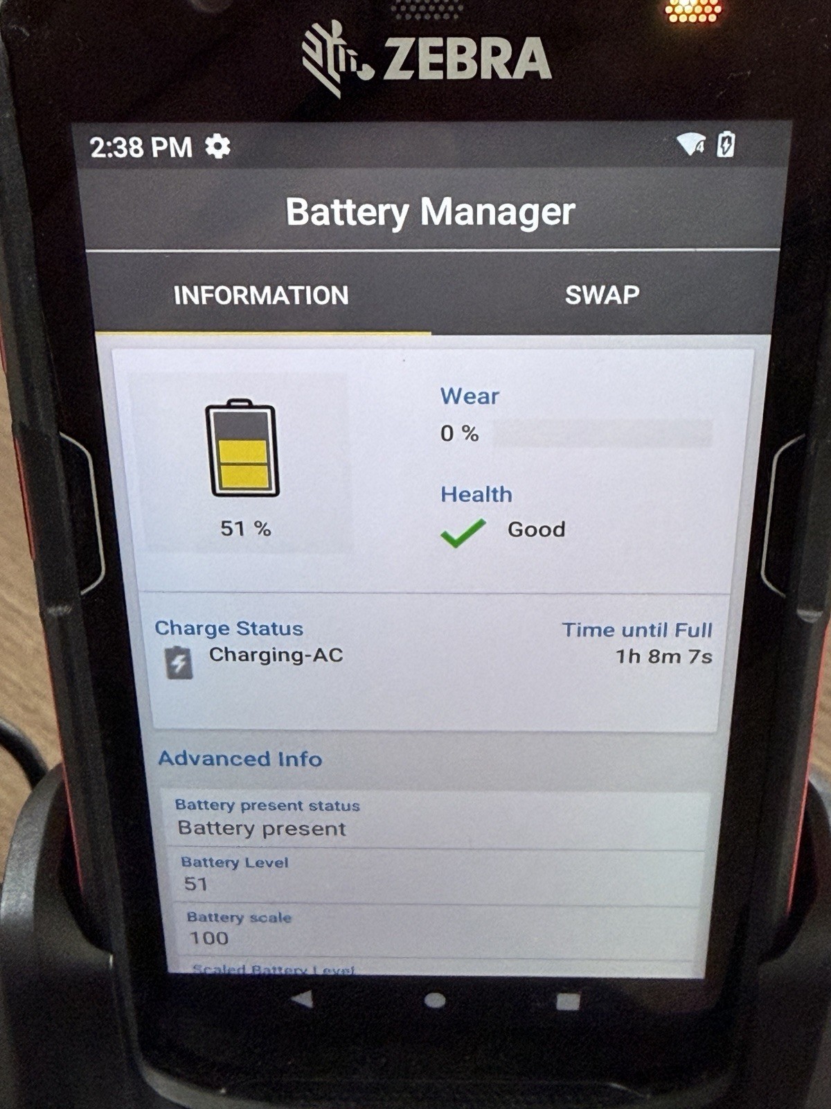 Zebra TC52 TC520K Android 13 Complete OEM Bundle Cradle Grip Battery