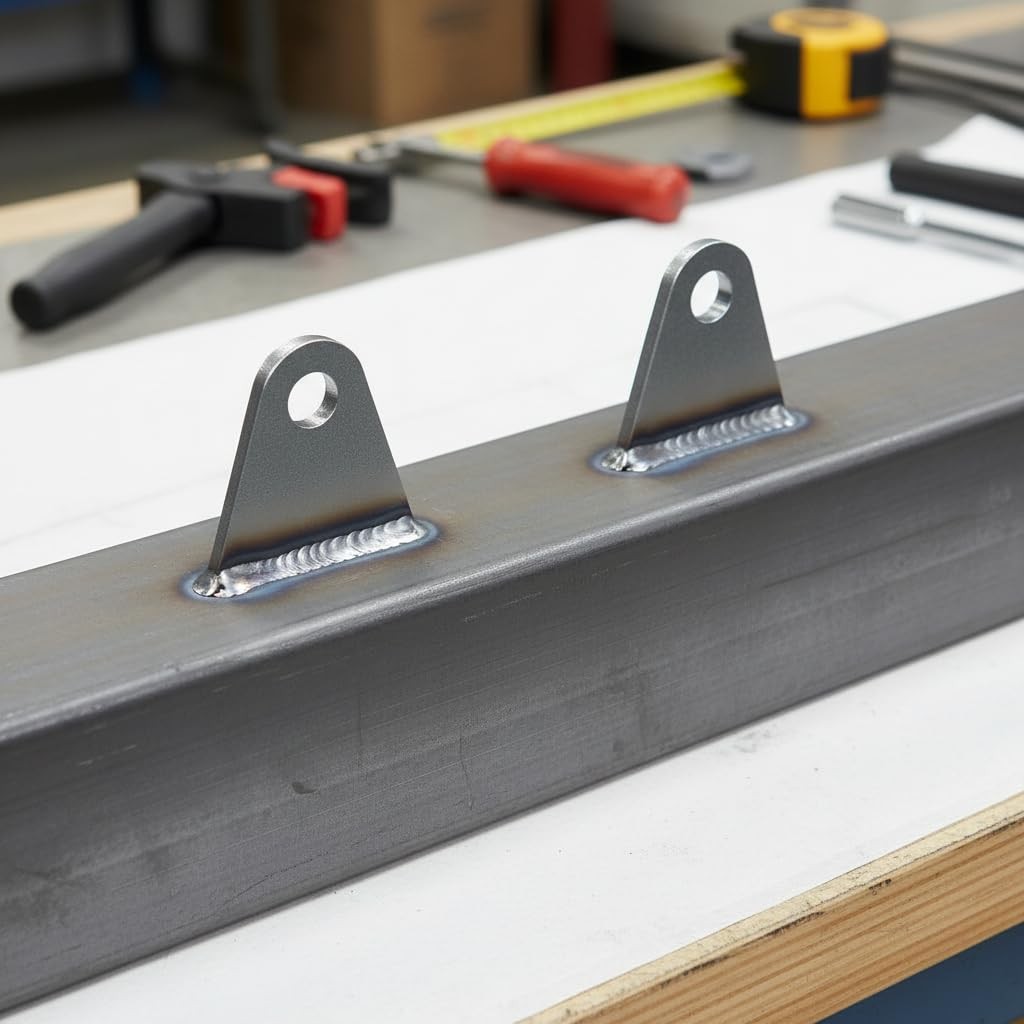 Weld on Tabs, Steel Shock Mount Tab, Universal Tabs Flat NO