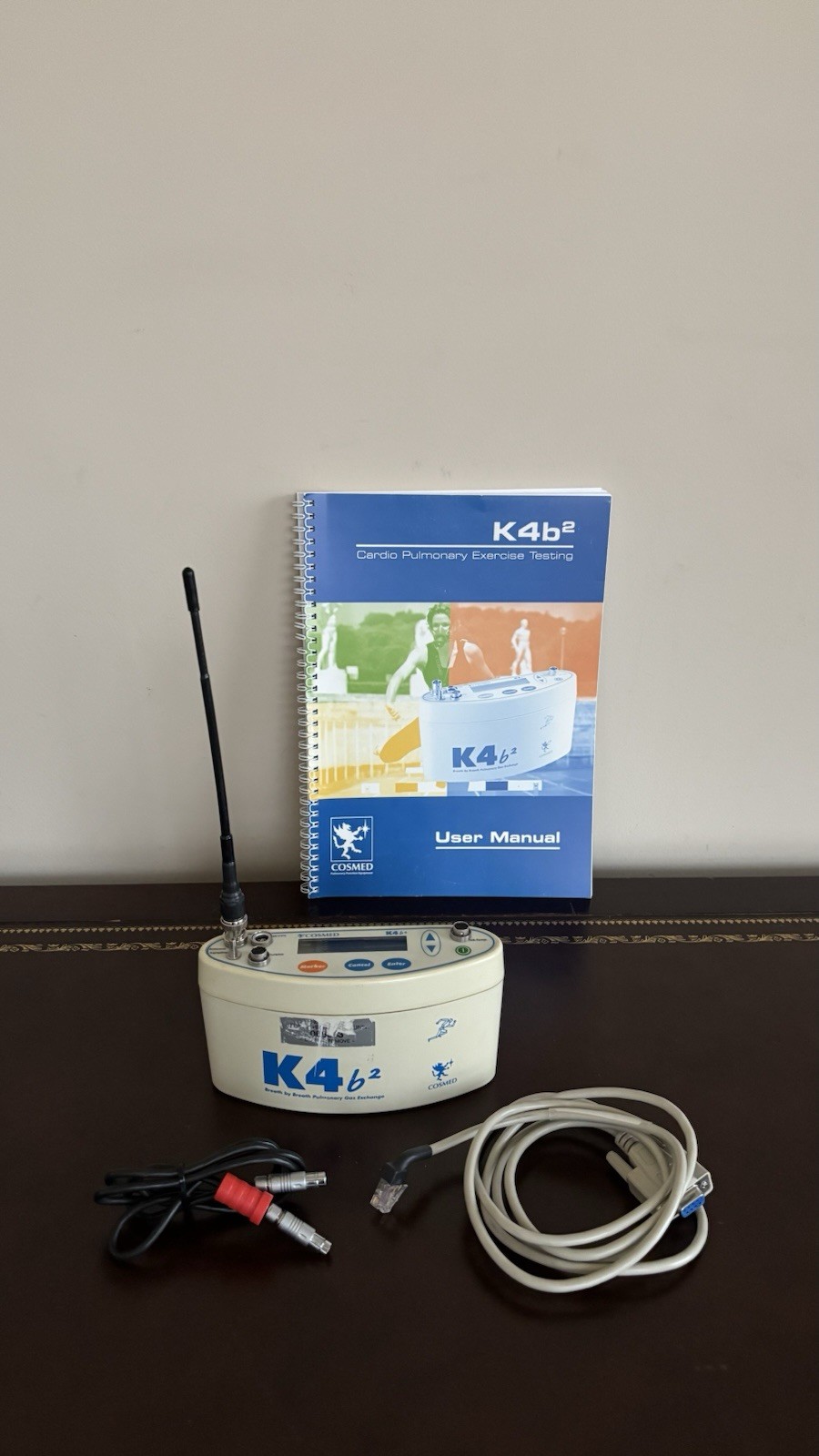 Cosmed K4 B2 Metabolic Analyzer. P/N C09052-02-99 W/RS232 Cable & Power Cable