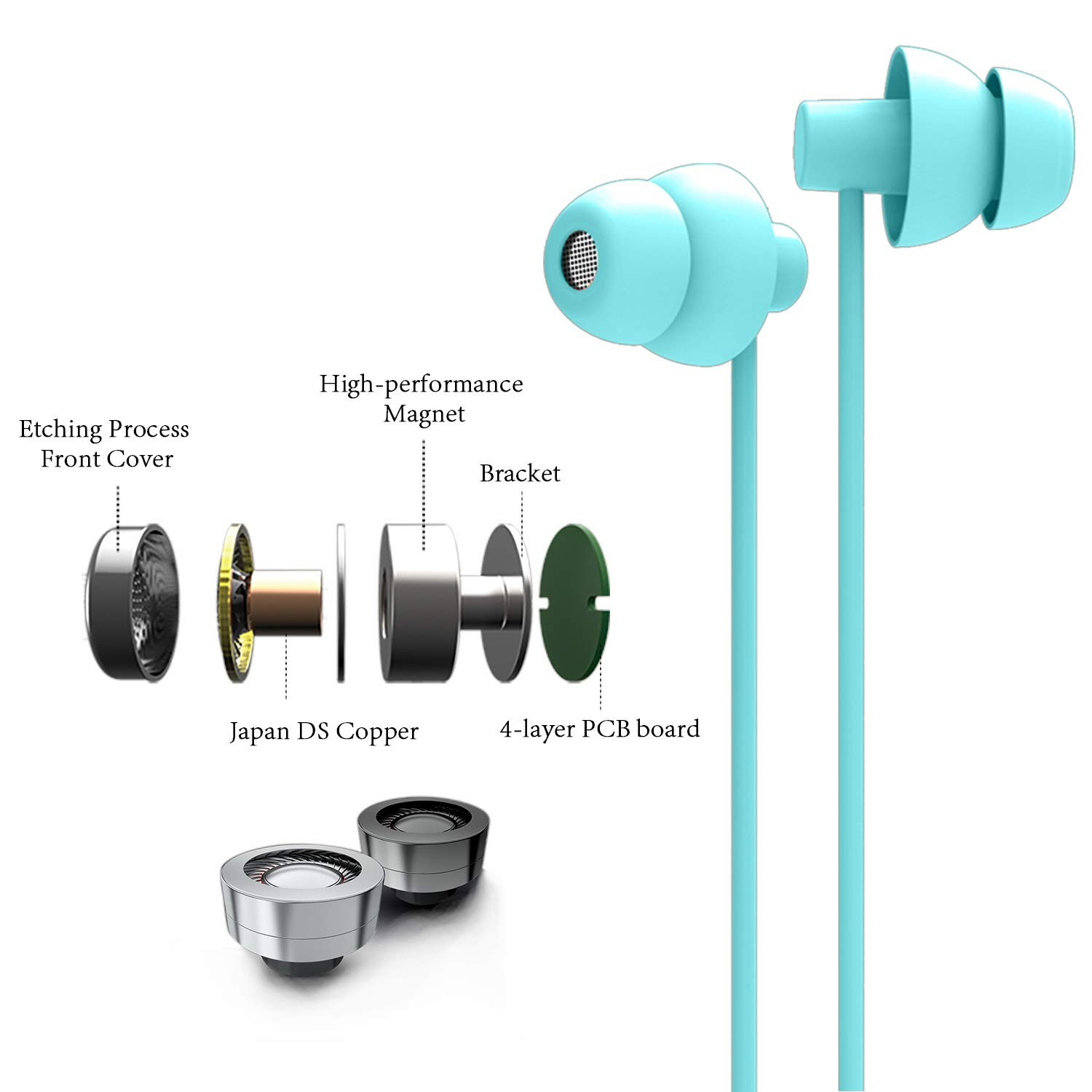 Sleep Earbuds,Ultra Soft Lightweight Sleep Earphones Headphones with Volume C