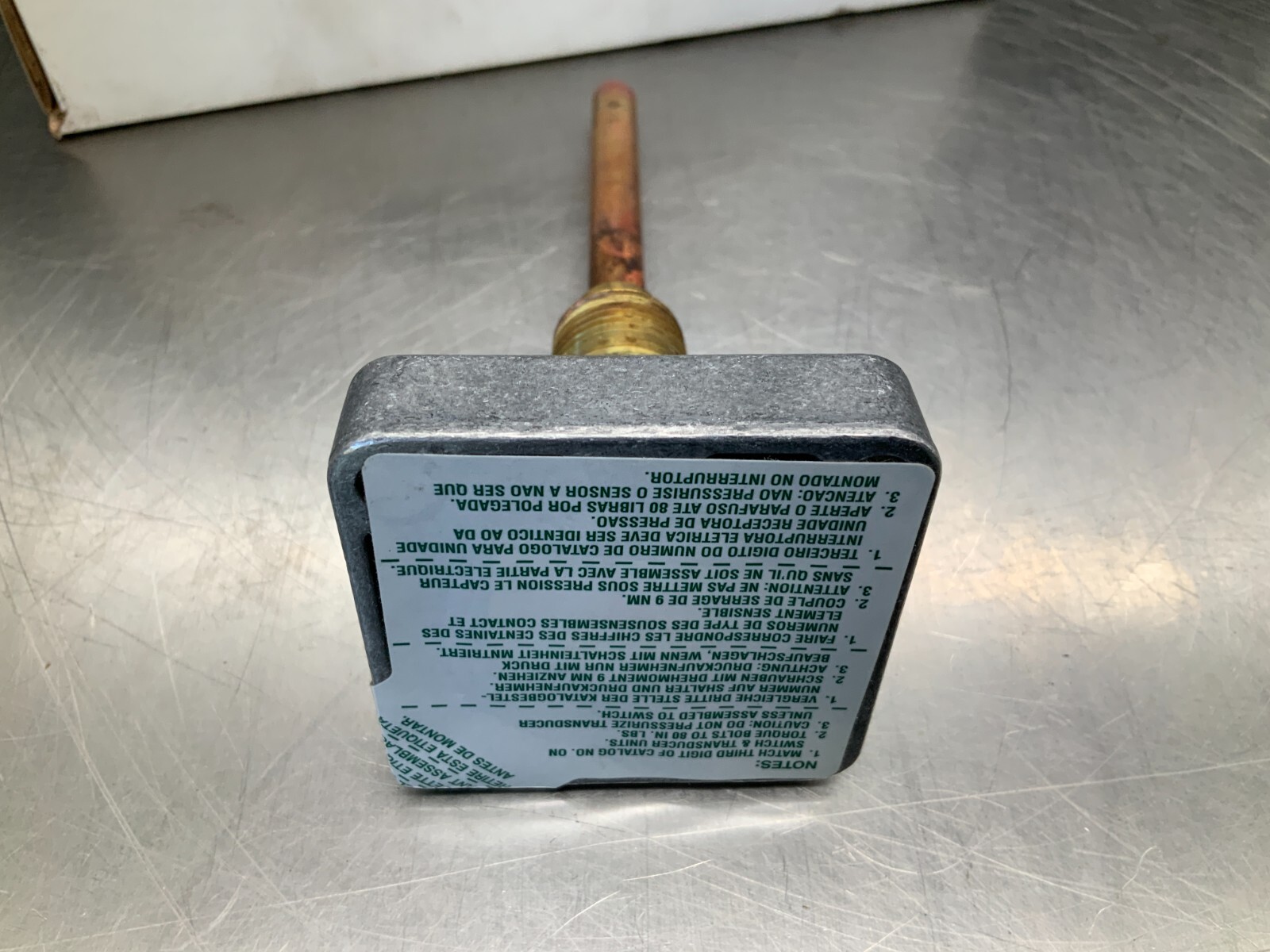 Asco KD10A1 Temperature Switch 0-90 Degrees F