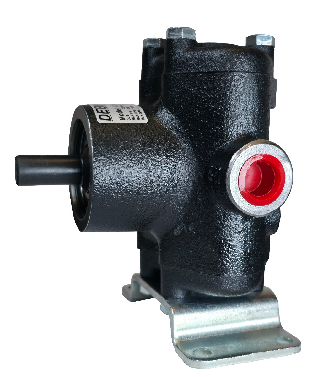 Debro 5330C-RX Piston Pump – Solid Shaft, Buna Cups, Cast Iron Housing