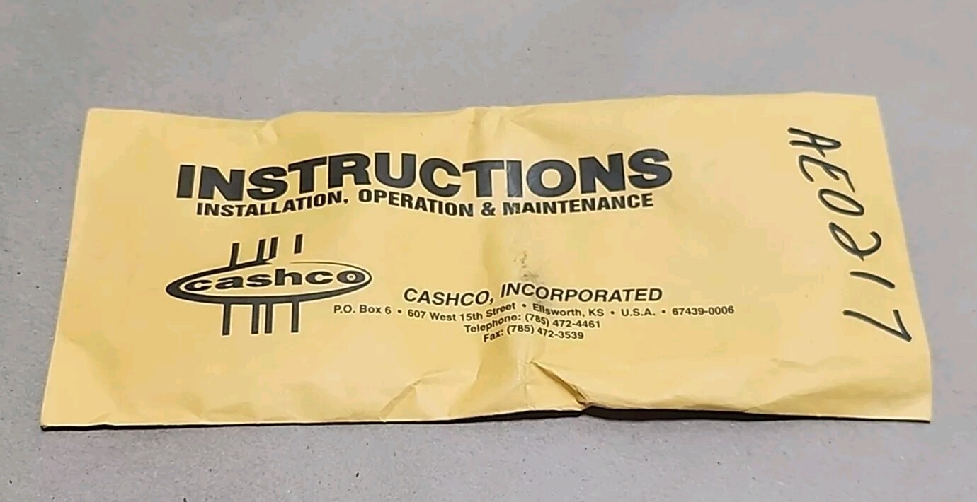 *PREOWNED* Cashco 1/4″ Npt 4381 SS/SS/S1 Regulator 5-30Psig 250CWP + Warranty!