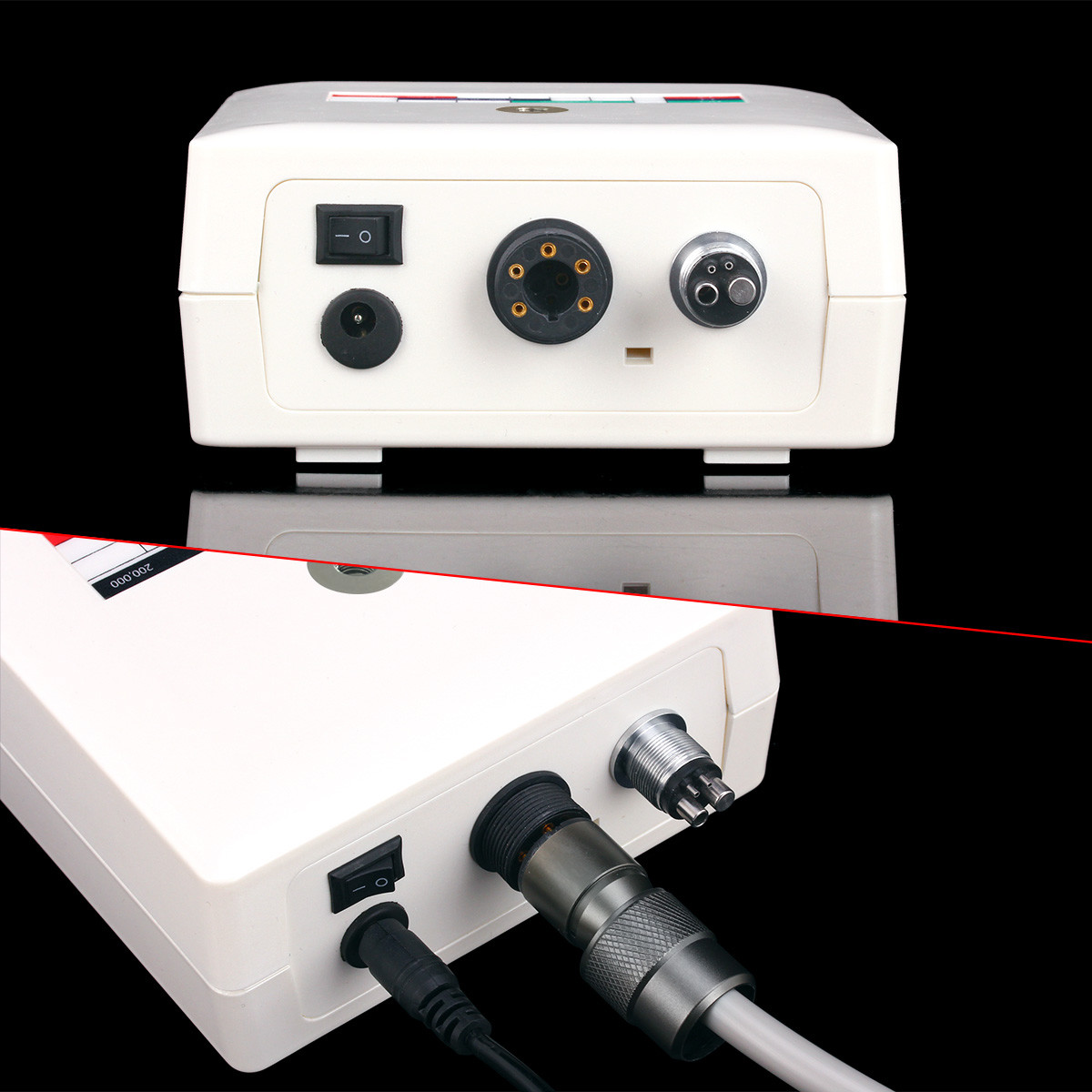Dental Lab LED Brushless Electric Micro Motor 1:1/1:5/16:1 ISO-E type Connector