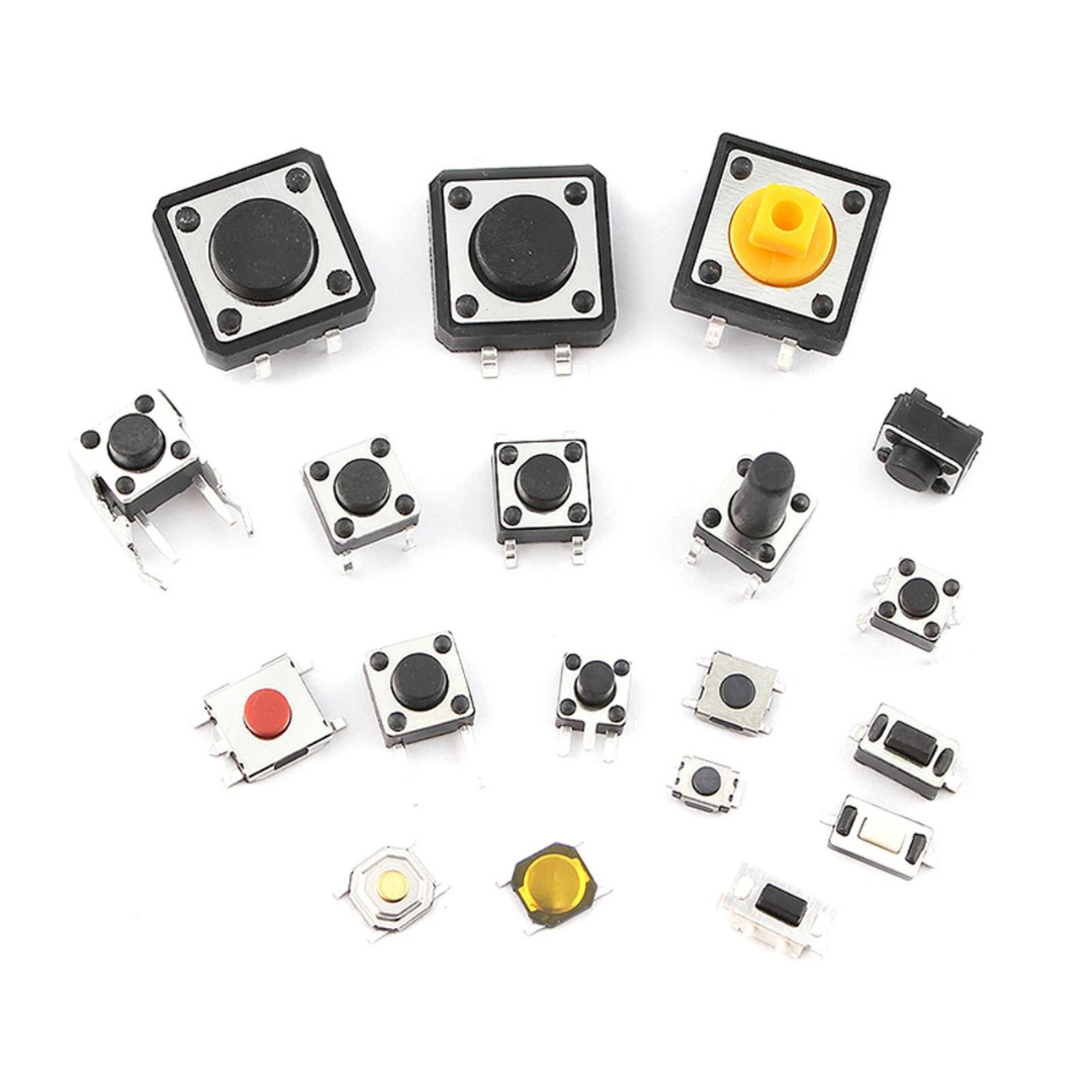 Practical Assorted Kits Micro Switch Push Tact Button ON/OFF Touch Button Switch
