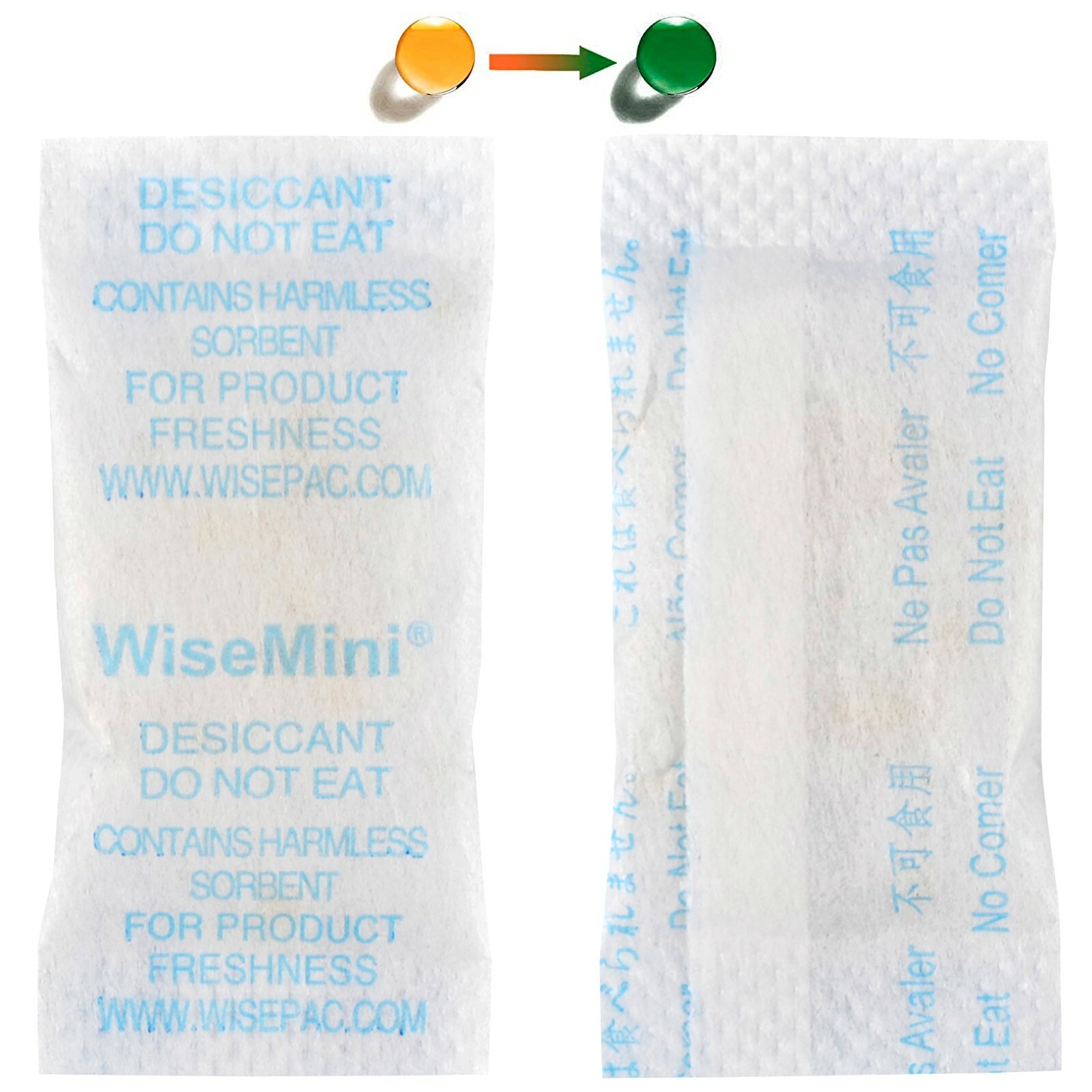 10 Gram 30 Pack Silica Gel Packets Color Indicating Dessicant Food Grade NP