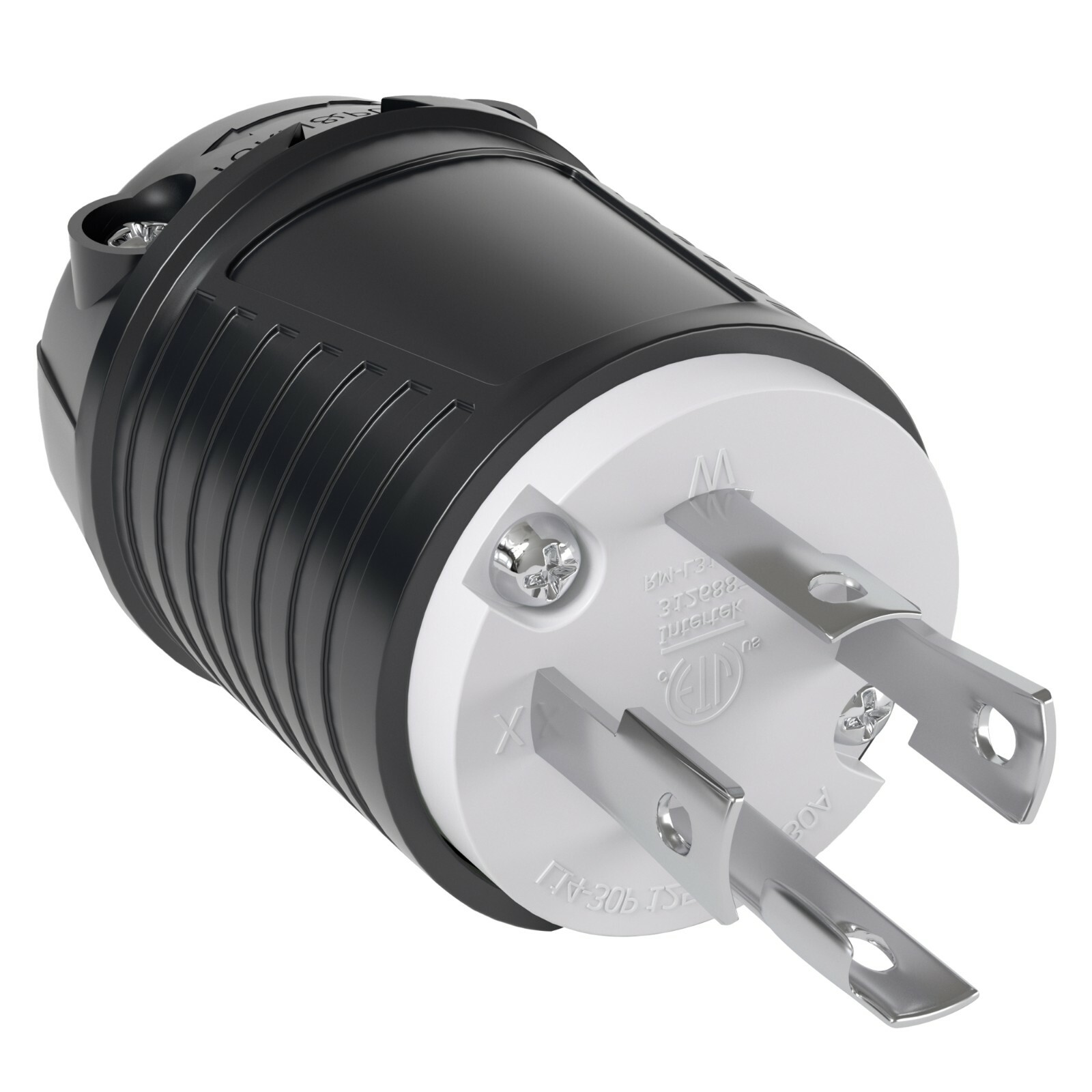 4-Prong 30 AMP Replacement Locking Male Power Cord End NEMA L14-30P 7500 Watt