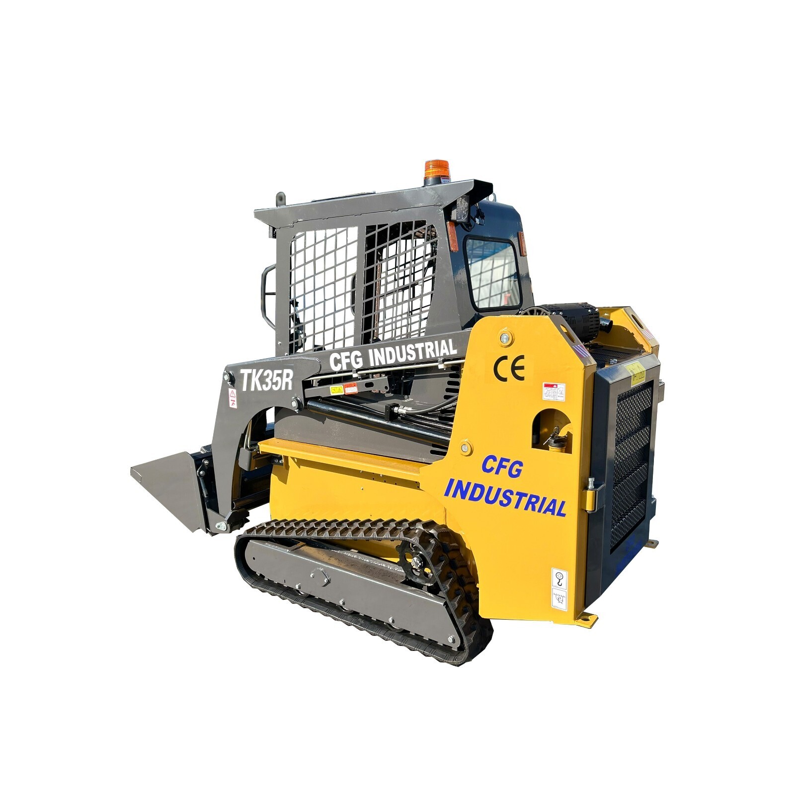 Agrotk 1.5ton Mini Skid Steer Track Loader 32.8HP Gasoline RATO 999 Engine TK35R