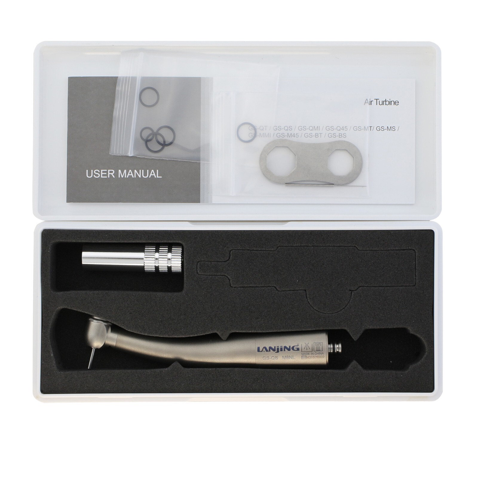 COXO Dental Fiber Optic Turbine High Speed NSK Phatelus Coupler 4 Hole 6 Pin LED