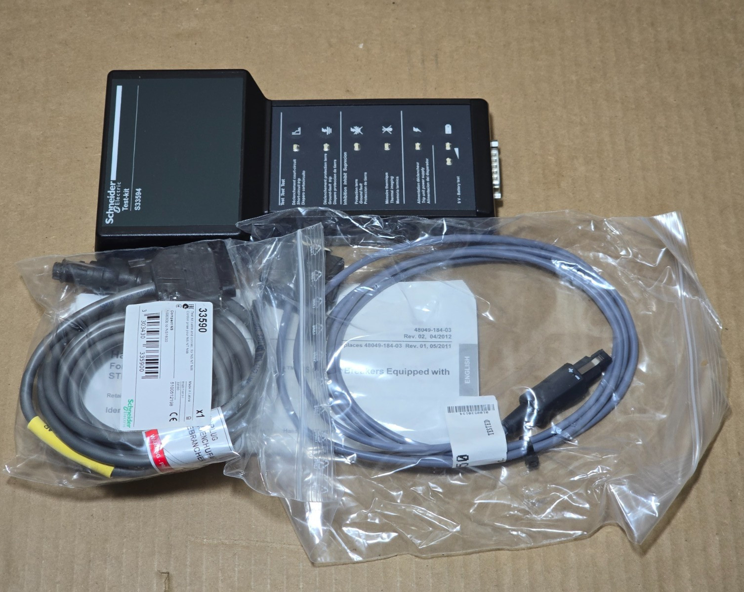 Brand New Schneider Electric Square D S33594 Hand Held Test Kit Micrologic 33594