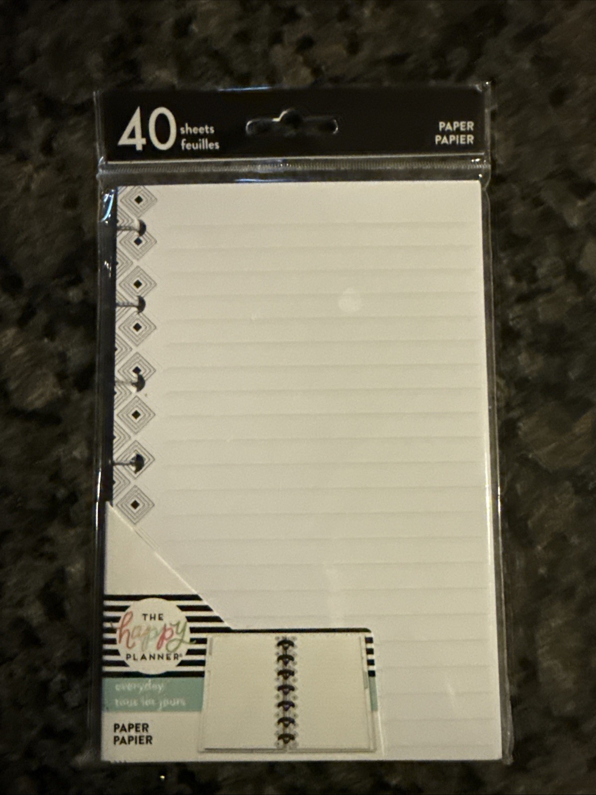 The Happy Planner – Everyday Filler Paper – 40 Sheets Per Pack (4.625 x 7)